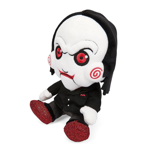 Billy the Puppet in a sharp suit adds iconic style for fans and décor.