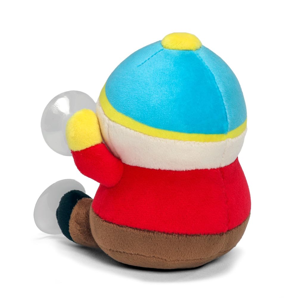 Cartman window clinger attached to a car window for decor