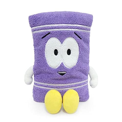 Kidrobot Towelie plush side view, compact 10-inch size for shelf display.