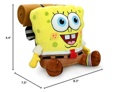 Display-ready SpongeBob Kamp Koral plush enhances shelves or desks with character.
