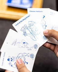 Kids Against Maturity rulebook insert guides quick setup and play.