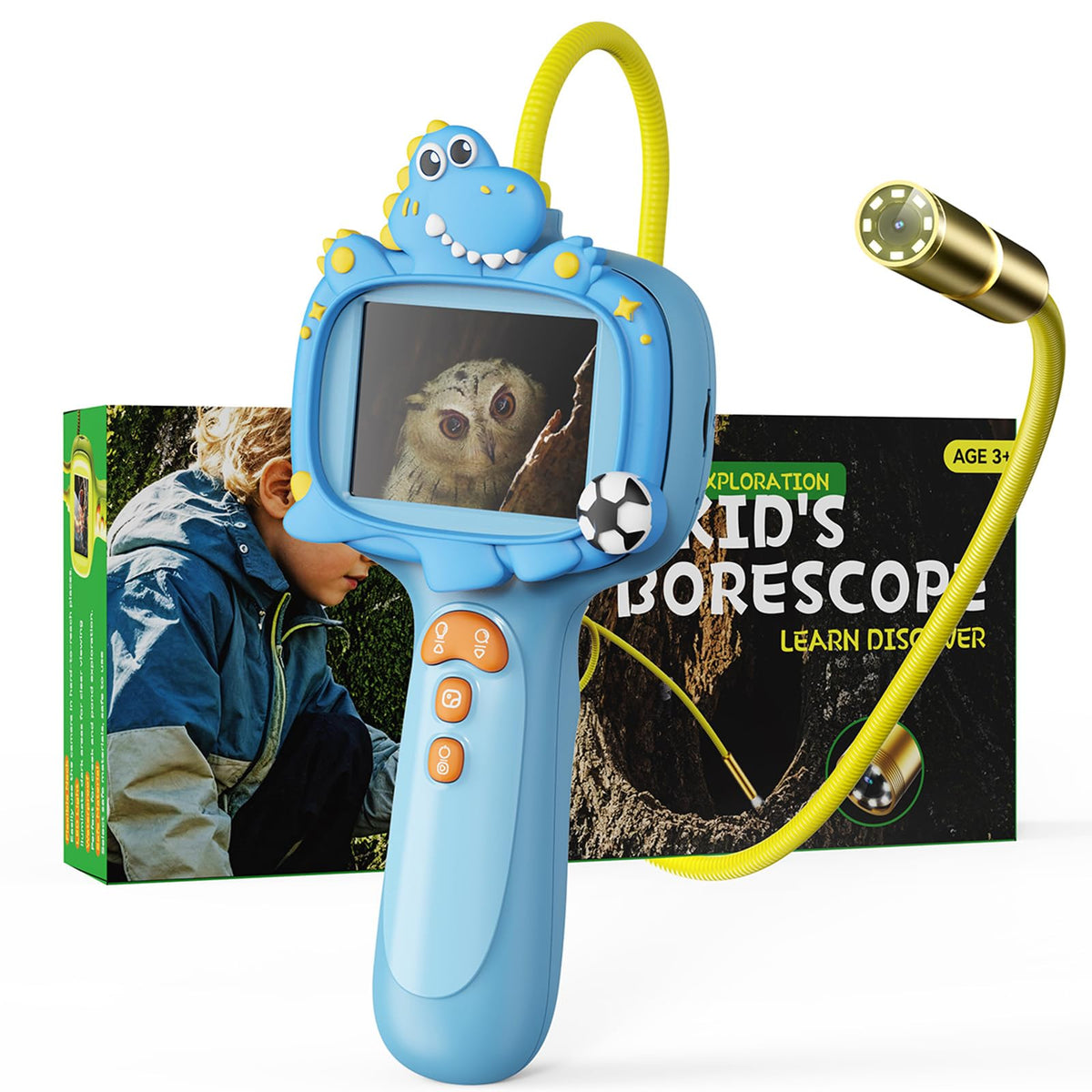 Kids Borescope display provides clear visuals for curious explorers during outdoor discoveries.