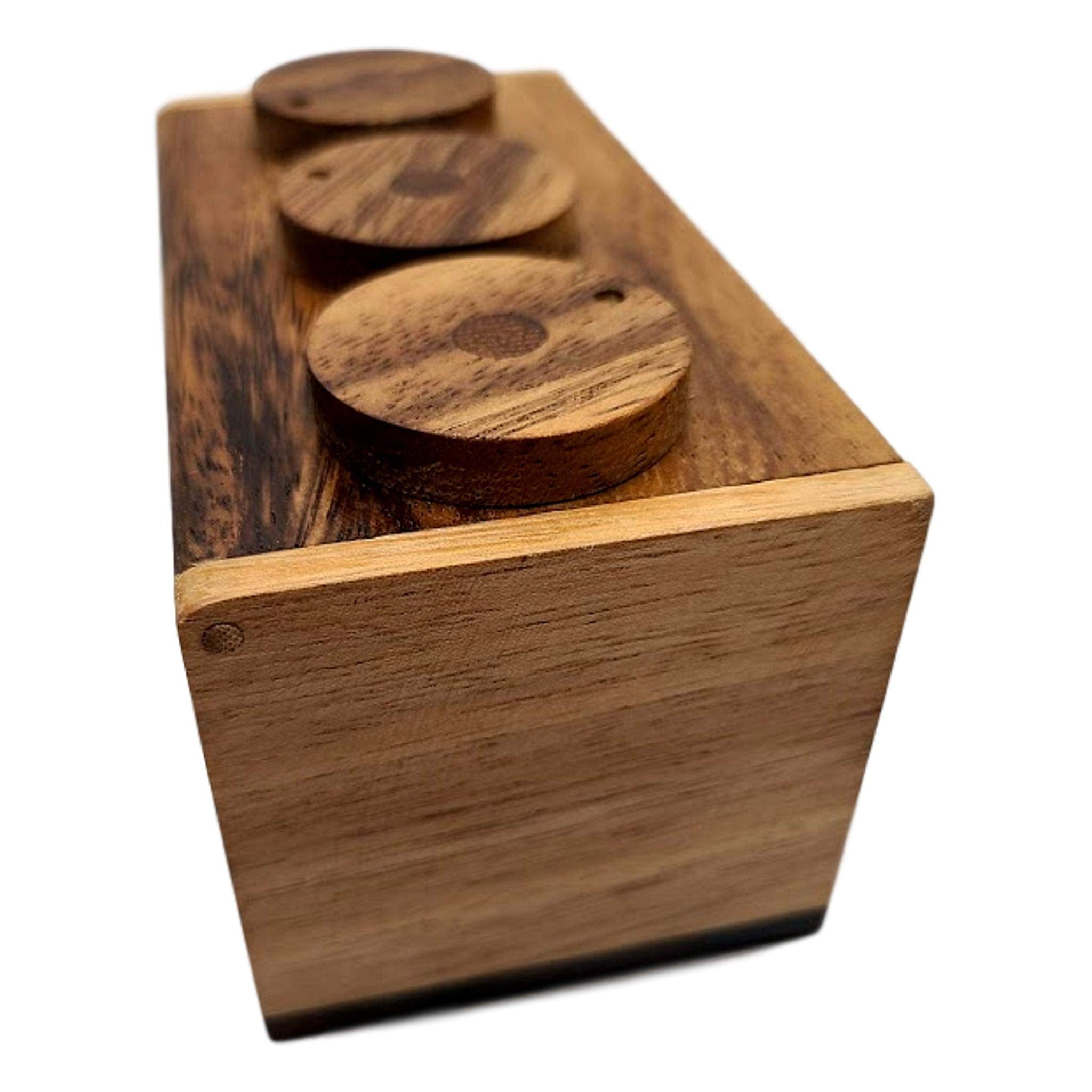 Kids Play 3-Wheel Combination Secret Lock Puzzle Box gift idea, ideal for secret messages and surprises.