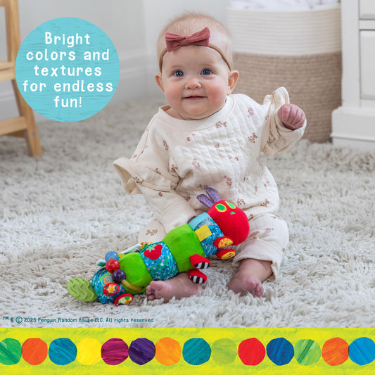 World of Eric Carle Caterpillar textured teethers soothe gums during early teething