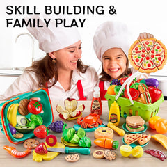 Kidsciety desserts and fast-food items add color and variety to pretend meals