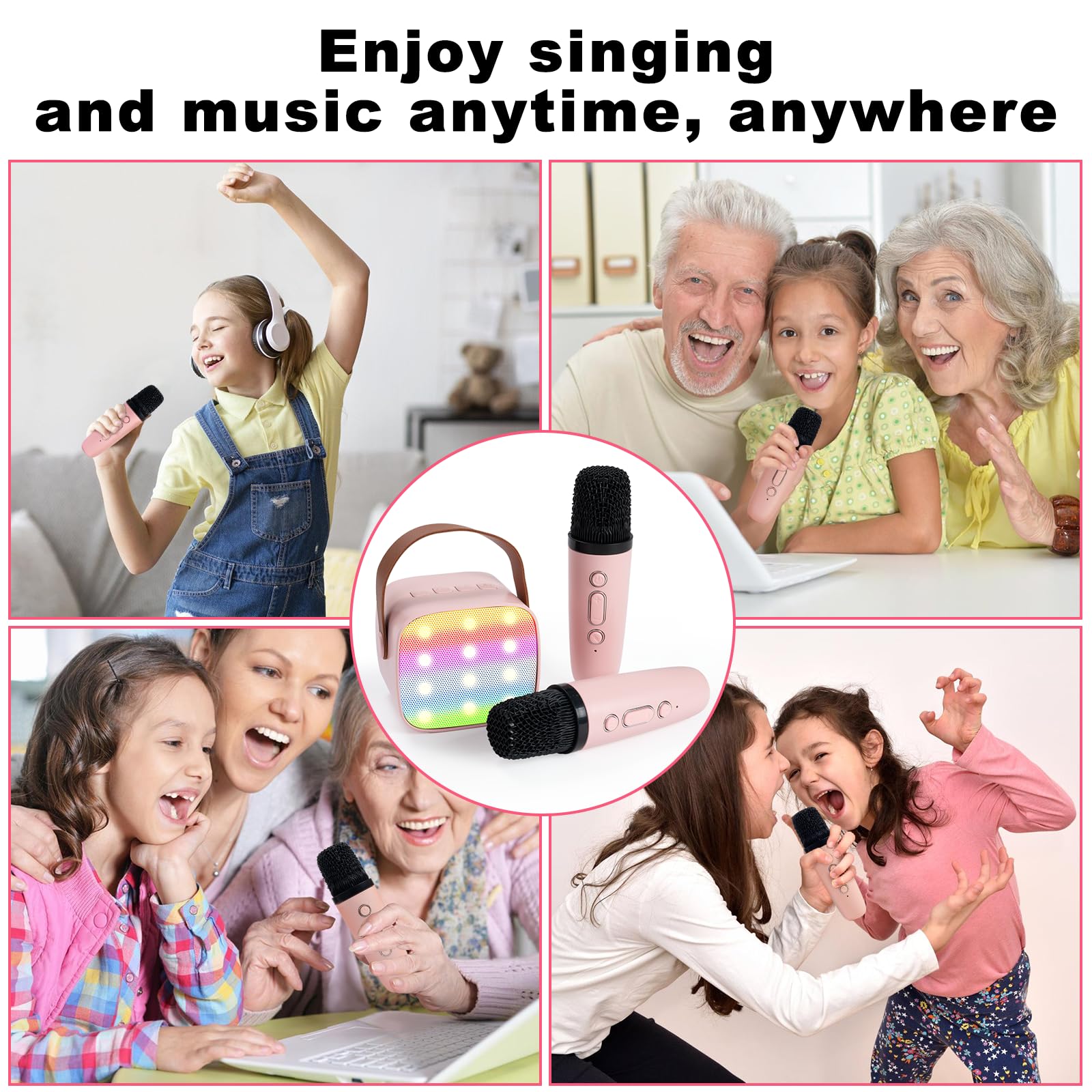 KidsFaves portable compact design for easy transport to parties and trips.