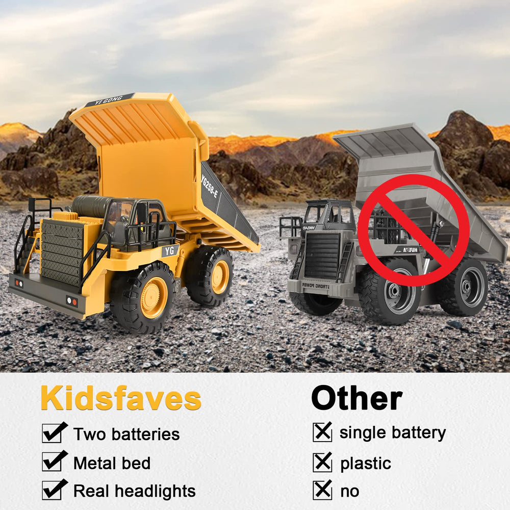 KidsFaves RC truck with lights and sounds enhancing pretend play