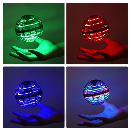 Kidsjoy Fly Orb blue side view showing boomerang motion and quick reactions