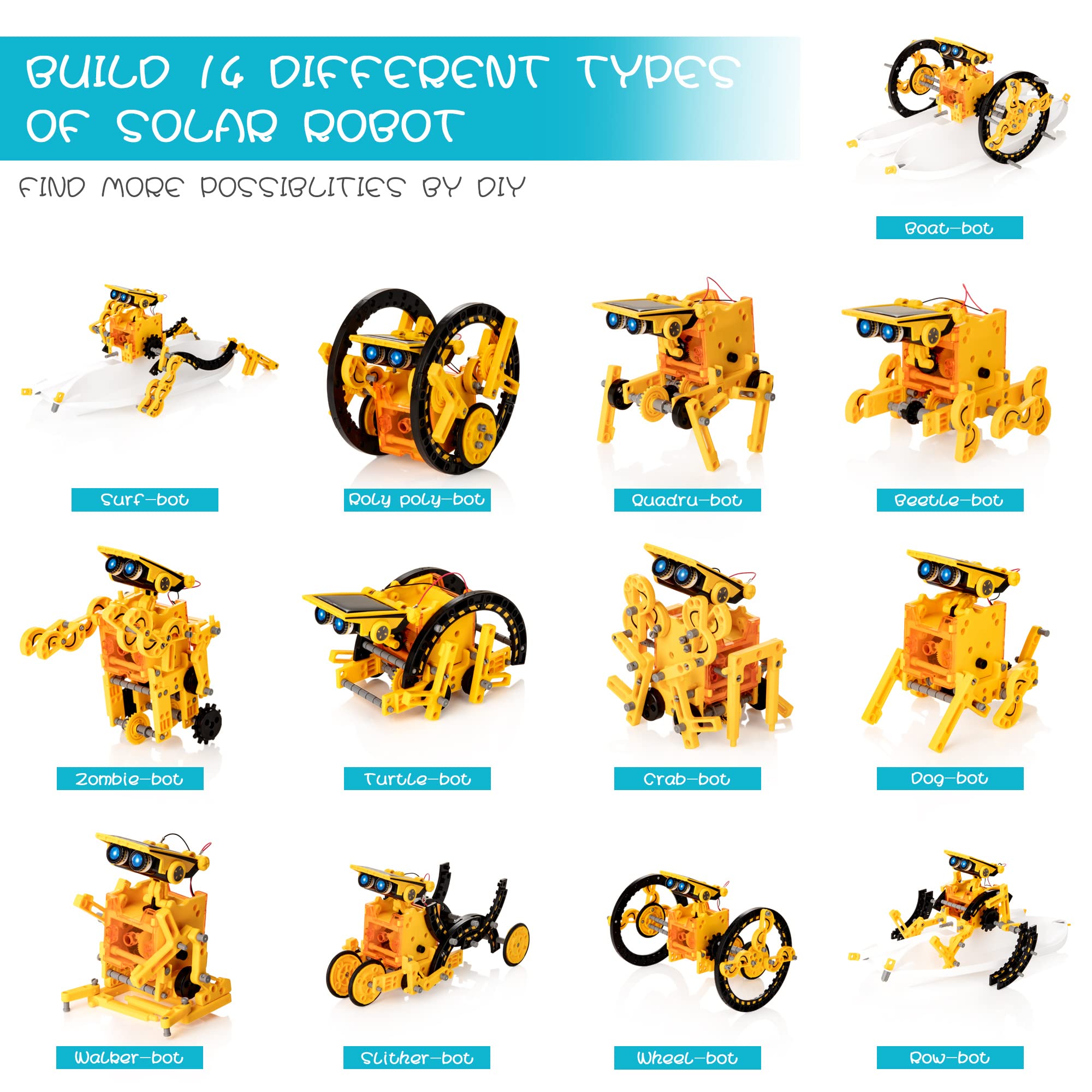 KIDWILL ABS plastic parts ensure durable builds and safe play.
