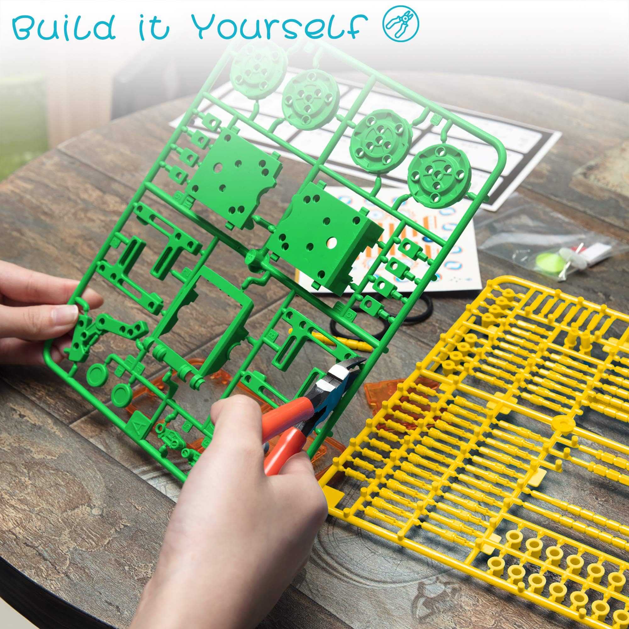 KIDWILL child assembling robot encourages hands-on creativity.
