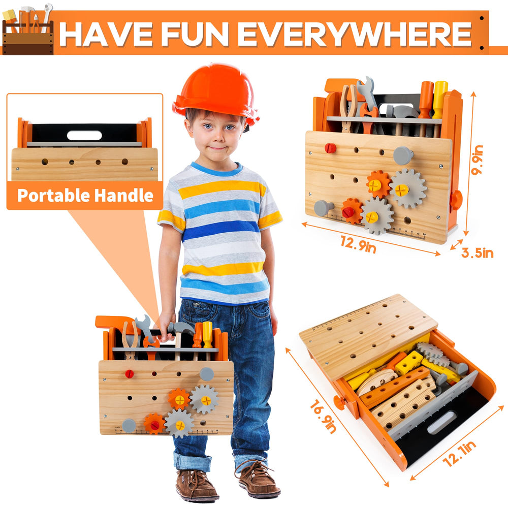 KIDWILL smooth wood finish ensures safe, child-friendly design with rounded edges