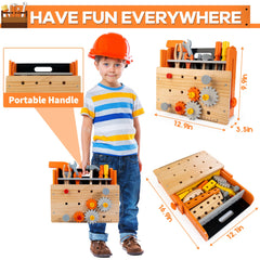KIDWILL smooth wood finish ensures safe, child-friendly design with rounded edges