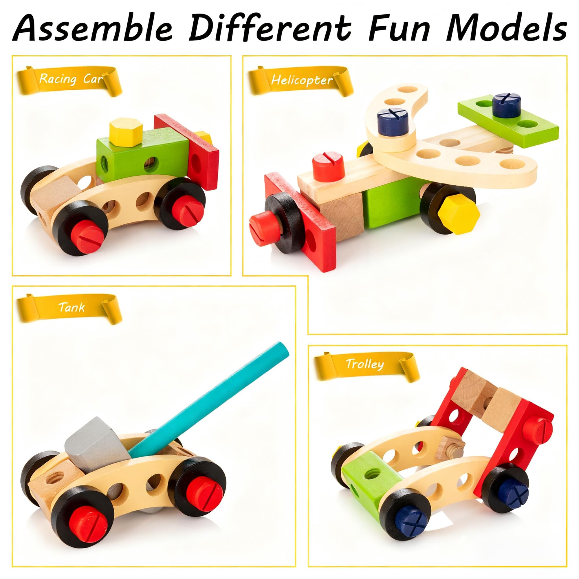 KIDWILL wrench with bright colors promotes fine motor skills during play.