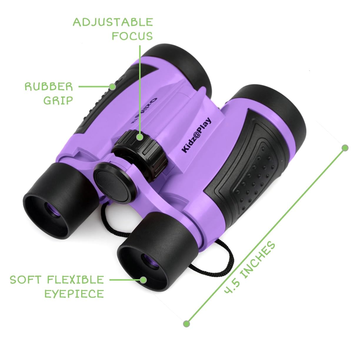 Kidz@Play Adventure Kidz Kit lensatic compass helps kids learn directions outdoors.