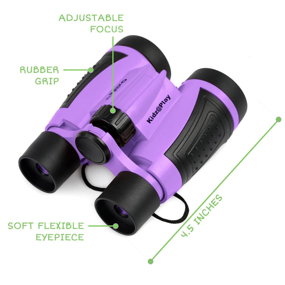Kidz@Play Adventure Kidz Kit lensatic compass helps kids learn directions outdoors.