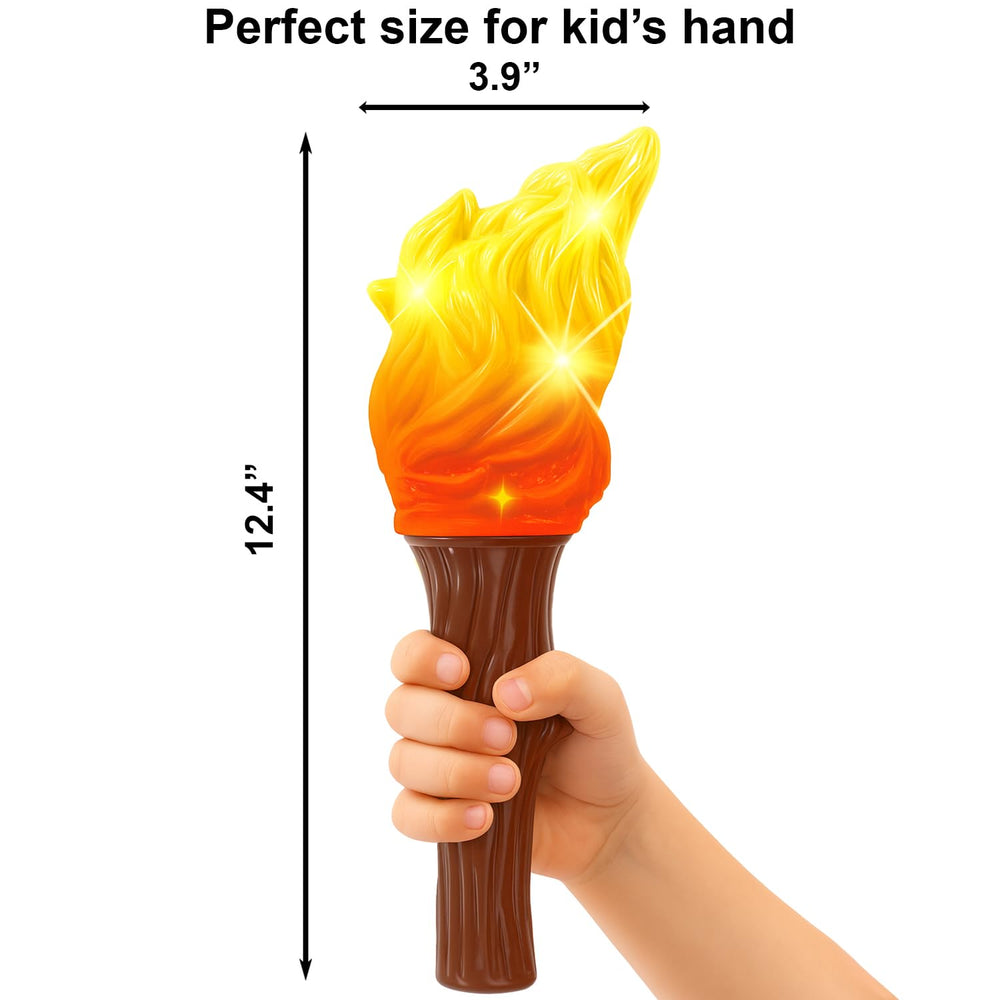KidzAdventure Adventurer's Torch Lantern uses 2 light modes for efficient use.