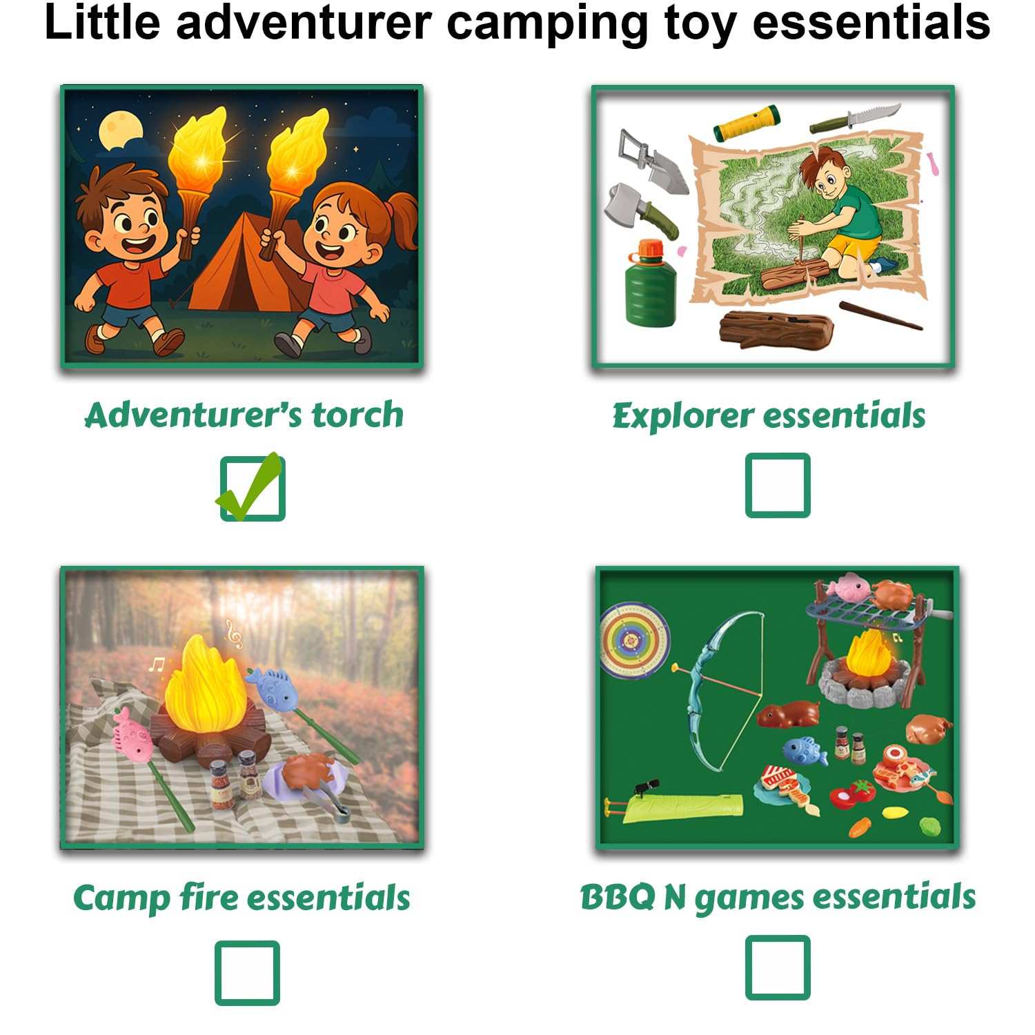 KidzAdventure Adventurer's Torch Lantern enhances pretend play with ambient sounds.