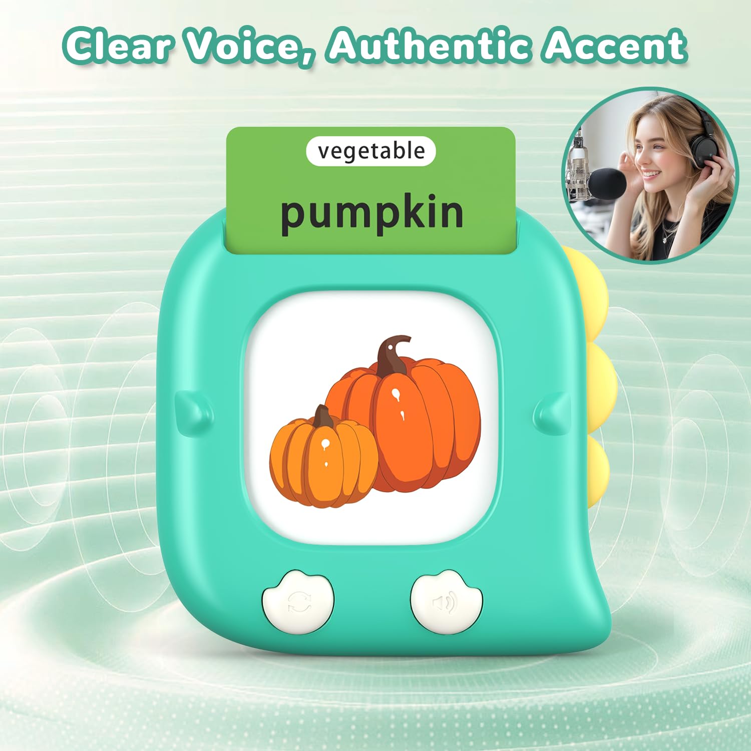 Kidz do Talking Flashcards animal cards trigger sounds for engaging learning.