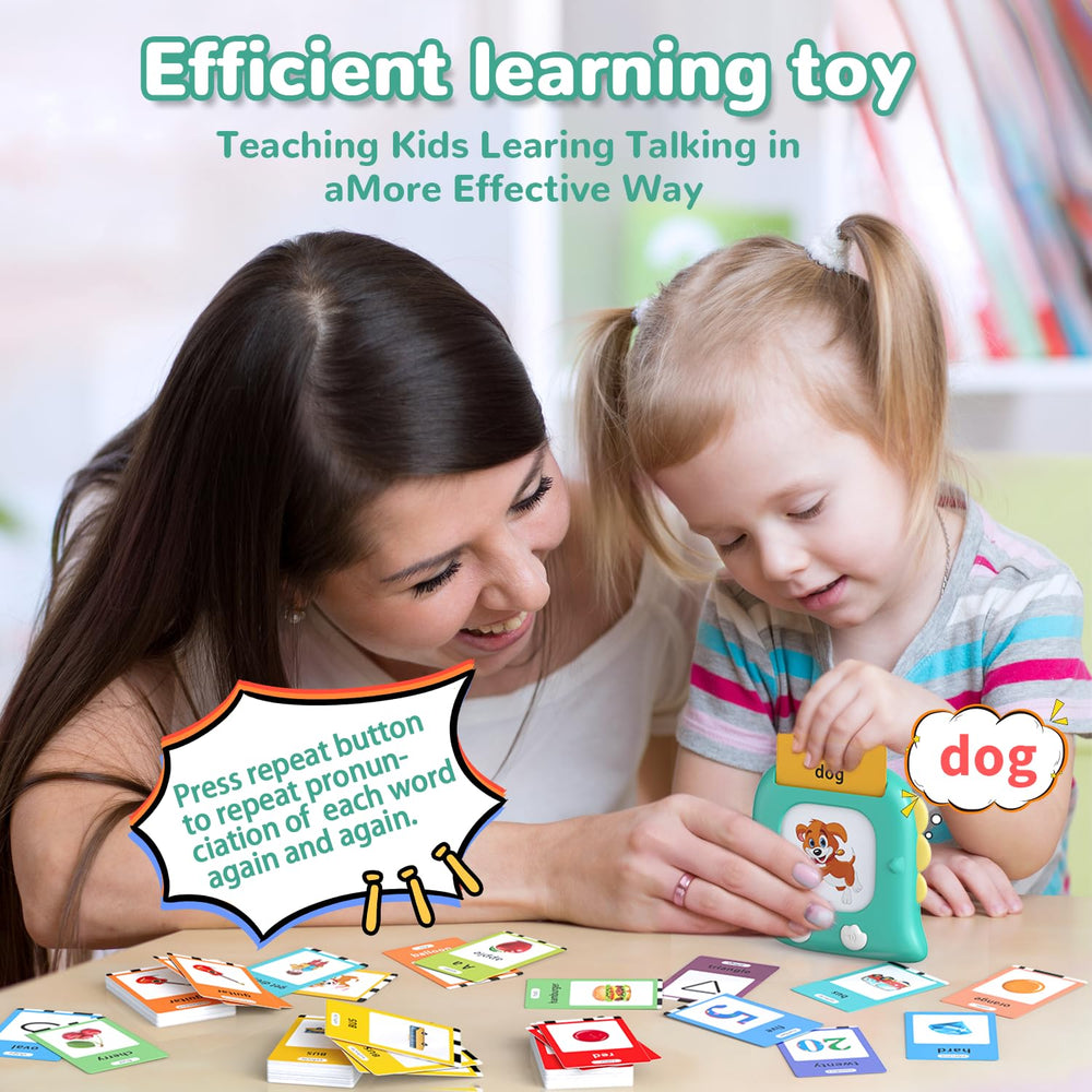 Kidz do Talking Flashcards vehicle cards play real sounds during activities.