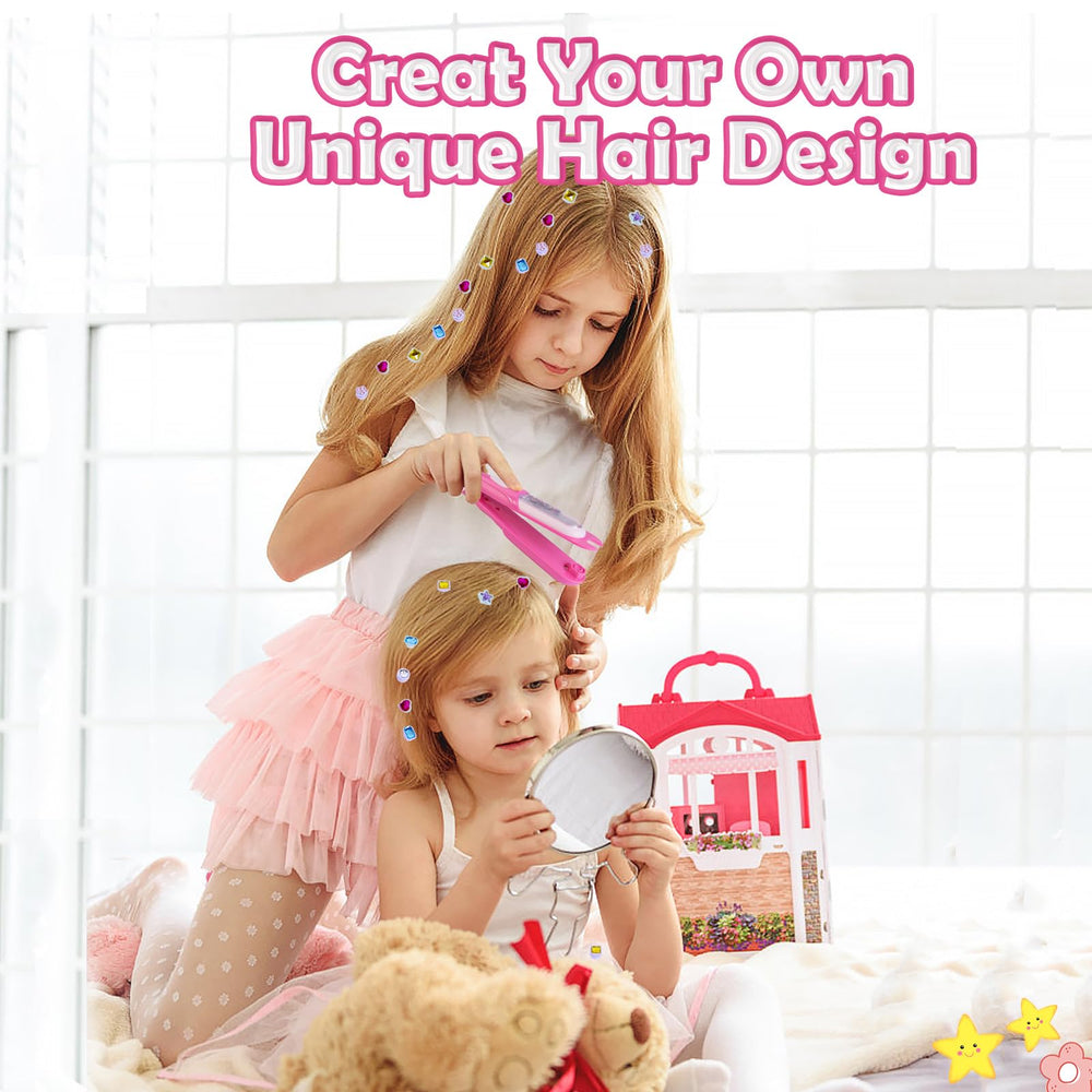 Kidzkube reusable diamonds allow reusing gems for multiple looks