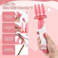 kidzkube rubber bands and hair clips set keeps braids secure during play