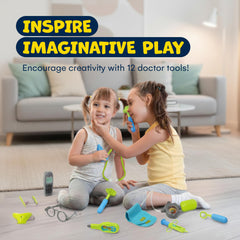 Kidzlane Doctor Kit cellphone sounds enhance interactive role-play scenarios