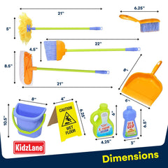 Kidzlane duster supports gentle dusting during imaginative play sessions.