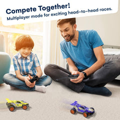 Kidzlane RC cars with durable shock-resistant bodies for rough play