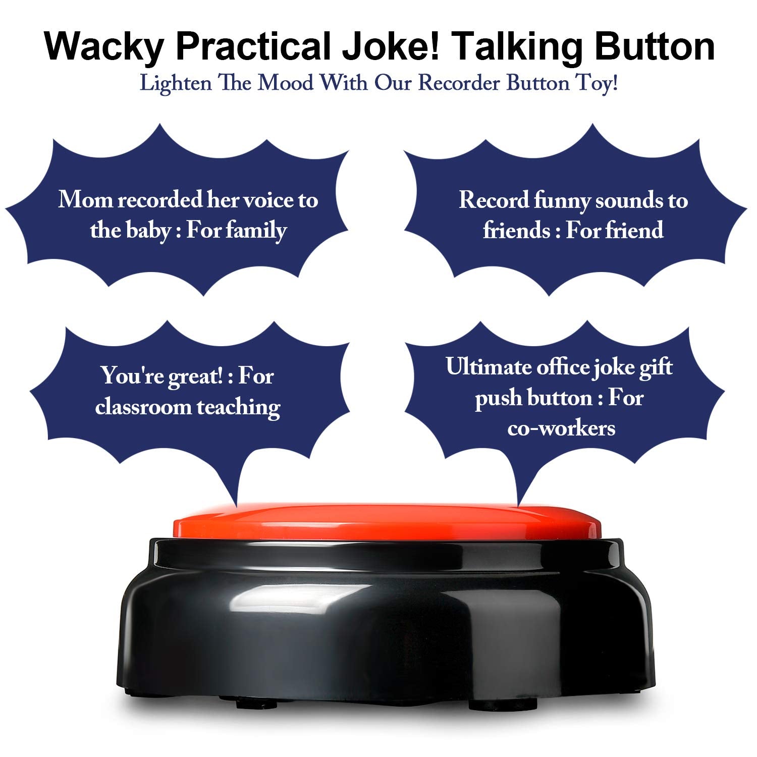 kihajo buzzer game button for interactive classroom games and laughter