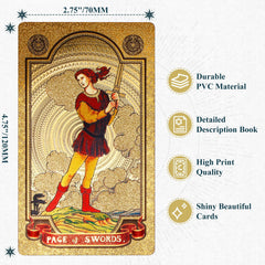KIINO tarot deck shuffles smoothly for easy handling