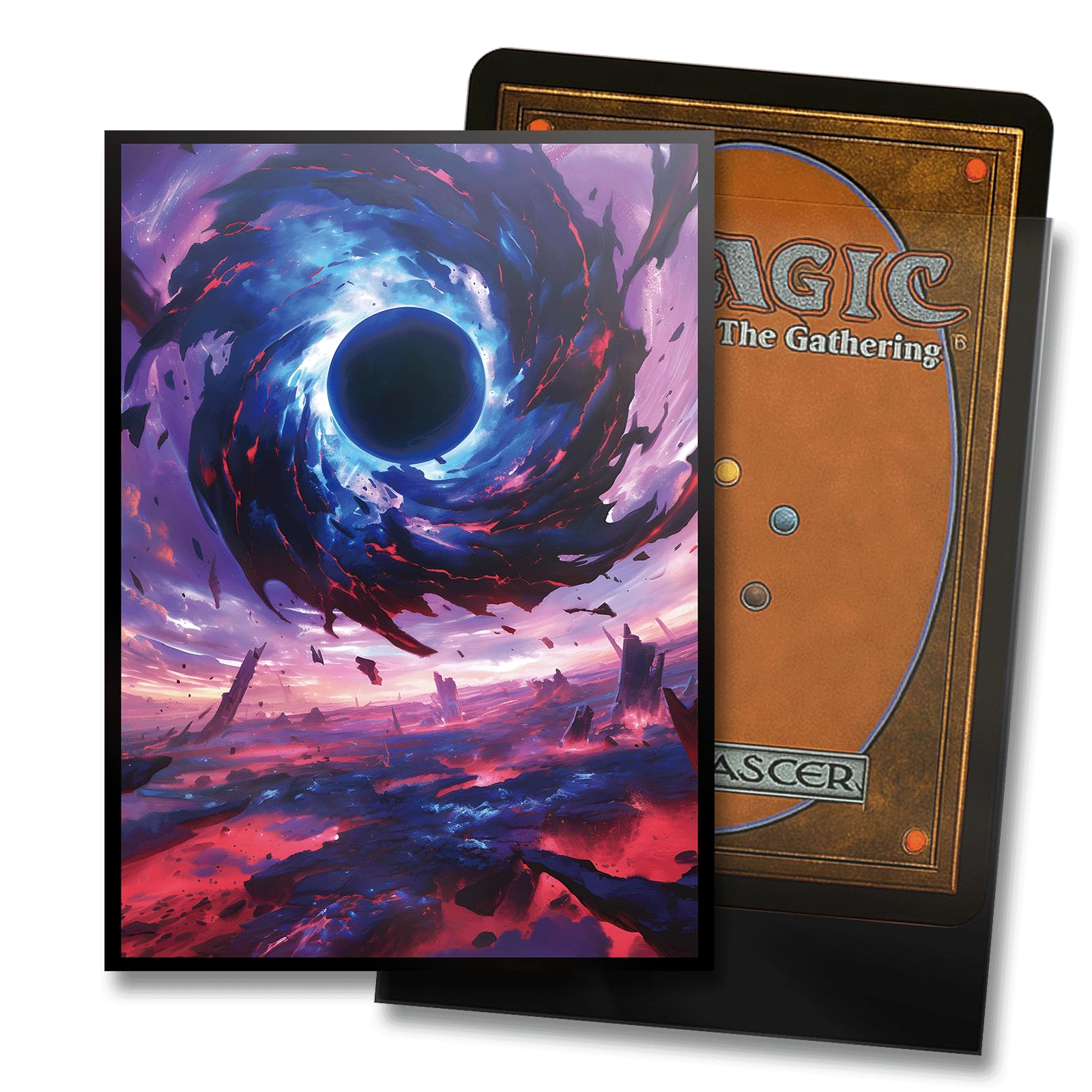 Kiiransr Black Hole Damnation sleeve back matte finish reduces glare and fingerprints.