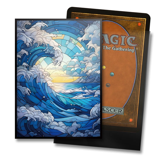 Kiiransr Island matte back sleeves reducing glare during play