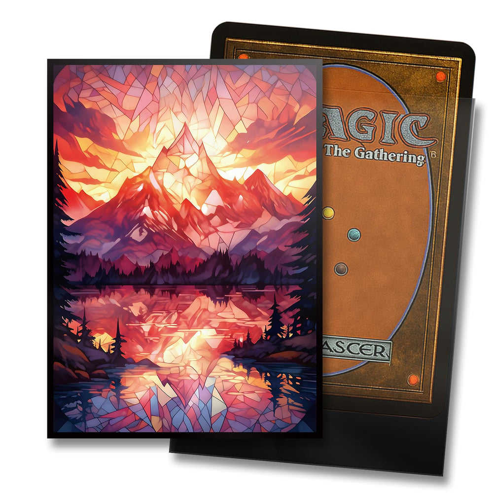 Kiiransr MTG sleeves back view with matte finish reduces glare and fingerprints.