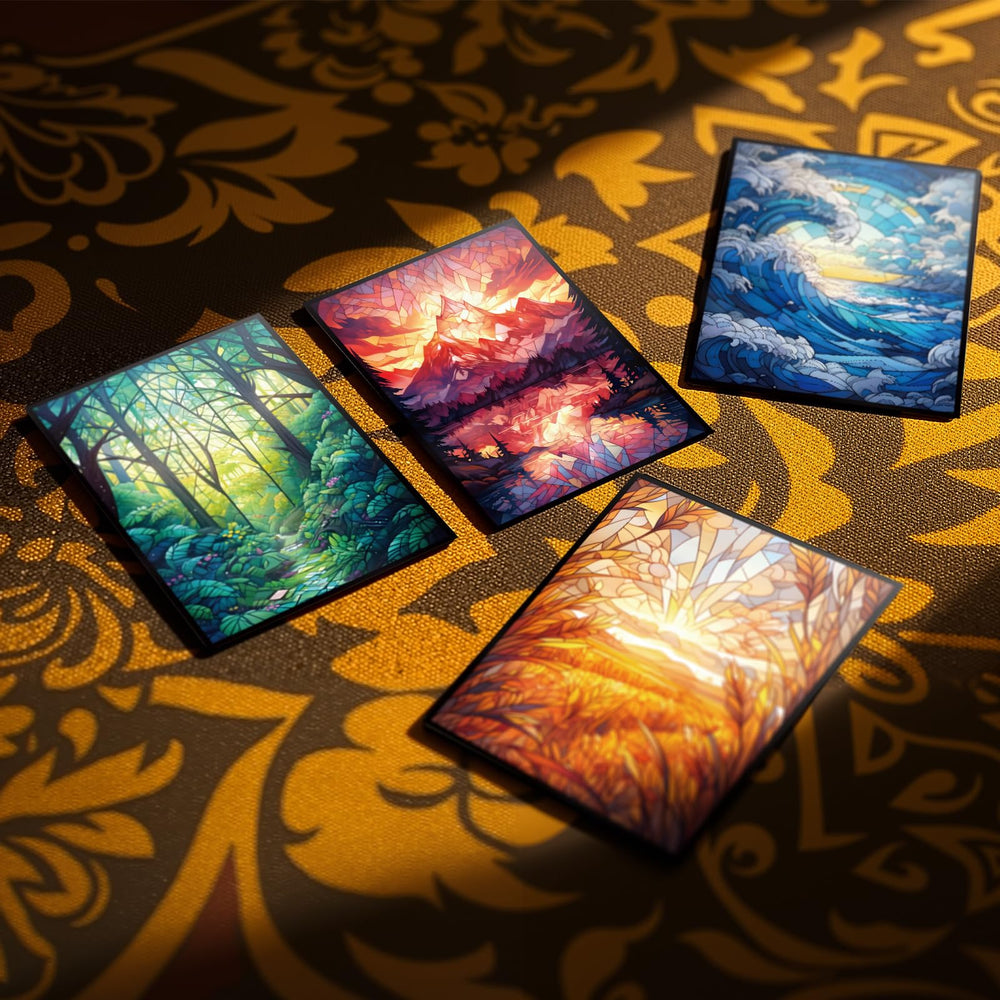 Kiiransr MTG sleeves durable dustproof and tear-resistant protection.