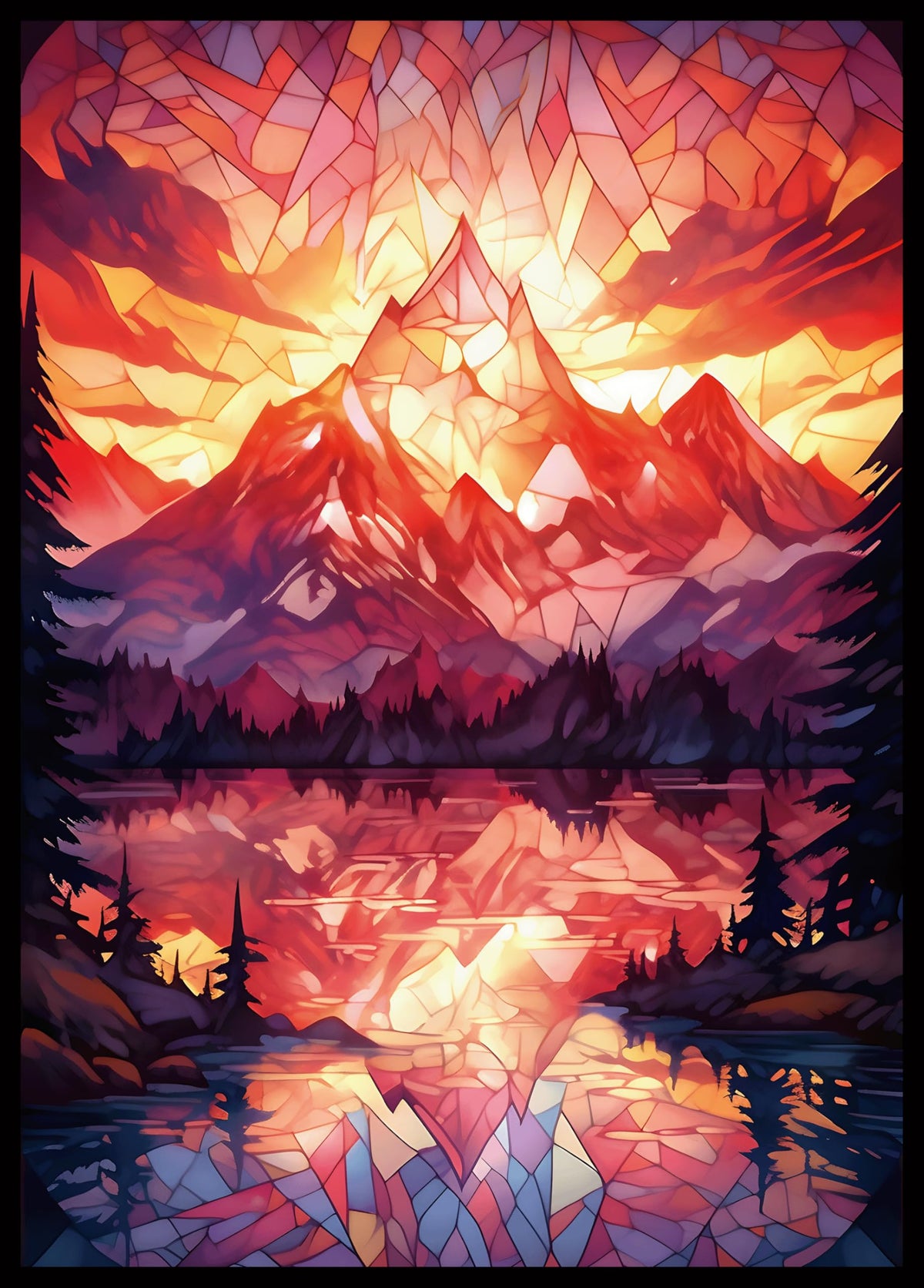 Kiiransr MTG sleeves front view offering ultra clear visibility for vivid card art.