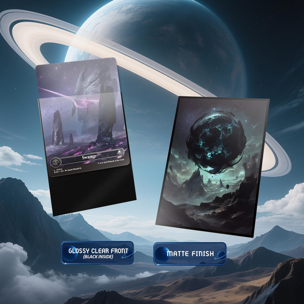 Kiiransr MTG sleeves standard size 66x92 for Magic cards and more.