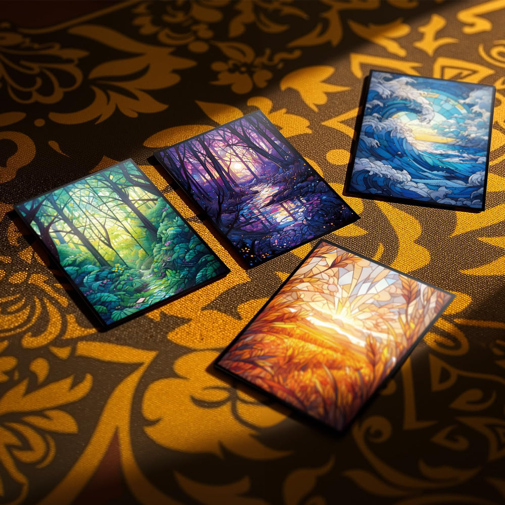 Kiiransr swamp sleeve gift-ready pack for MTG enthusiasts