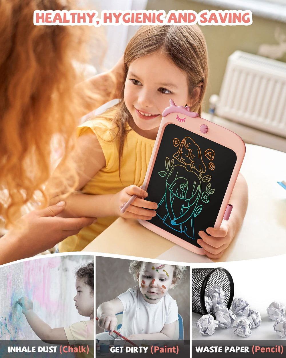 Kikapabi erase button enables quick reset of drawings