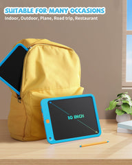 Kikapabi doodle board encourages kids' creativity with a colorful screen.