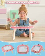 Kikapabi board with wobble-proof legs providing stable, engaging play