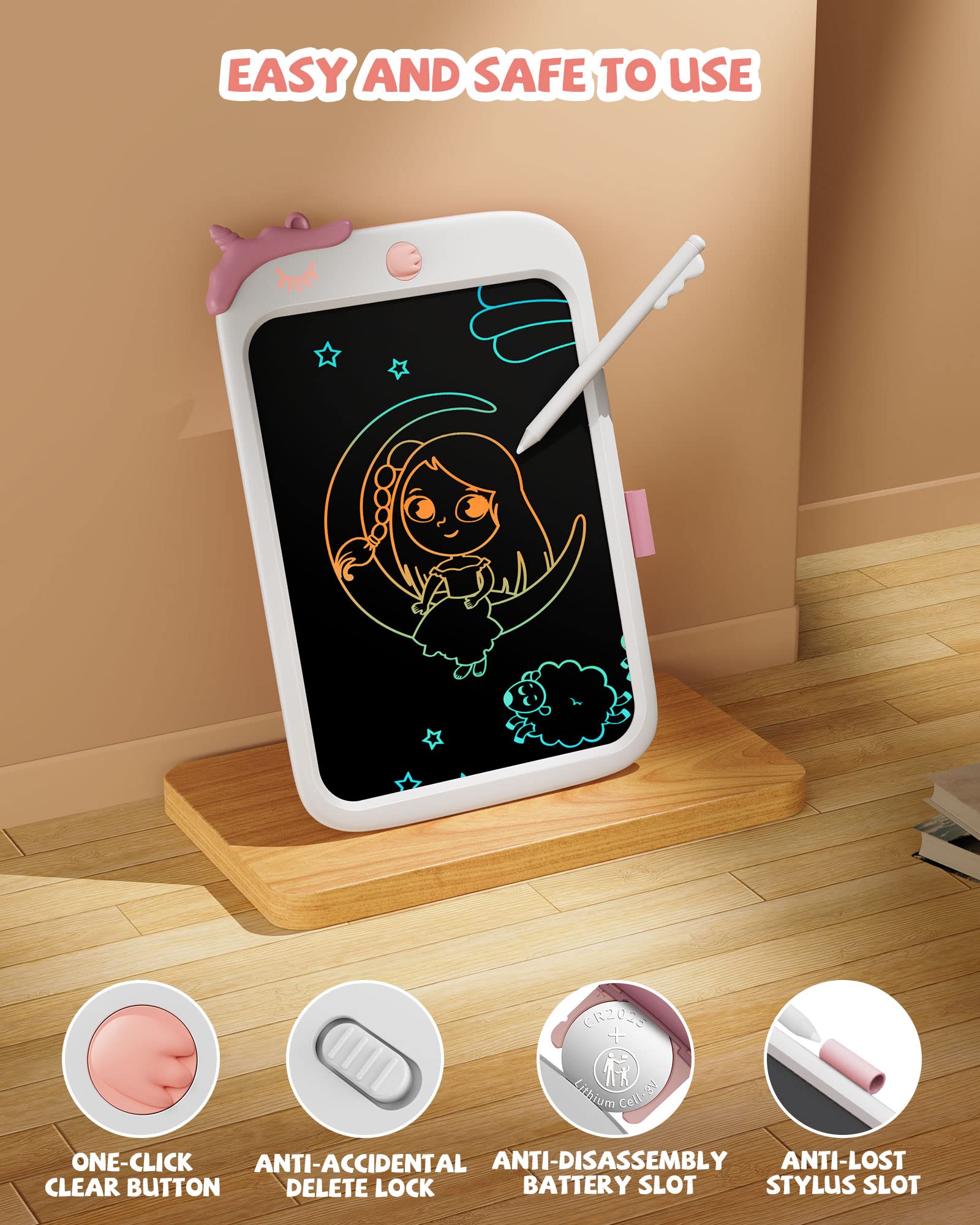 Kikapabi travel-friendly tablet lets kids doodle anywhere.