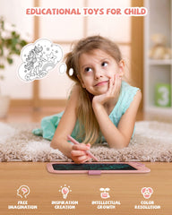 Kikapabi writing tablet with stylus for clean, mess-free doodling