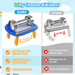 Kikidex doodle board with adjustable legs grows with your child during playtime