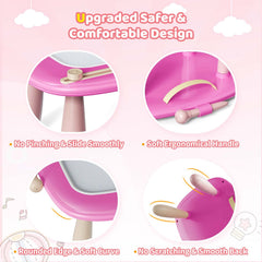 Kikidex adjustable legs with three heights for comfort