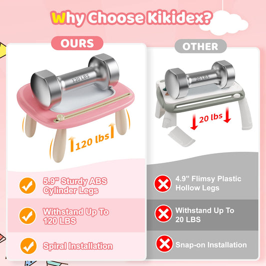 Kikidex drawing board with adjustable legs supports growing artists through height options.