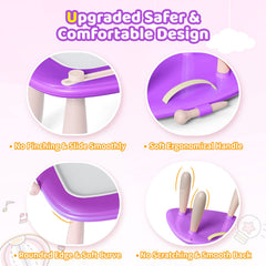 Kikidex non-toxic ABS construction ensures safe, durable playtime