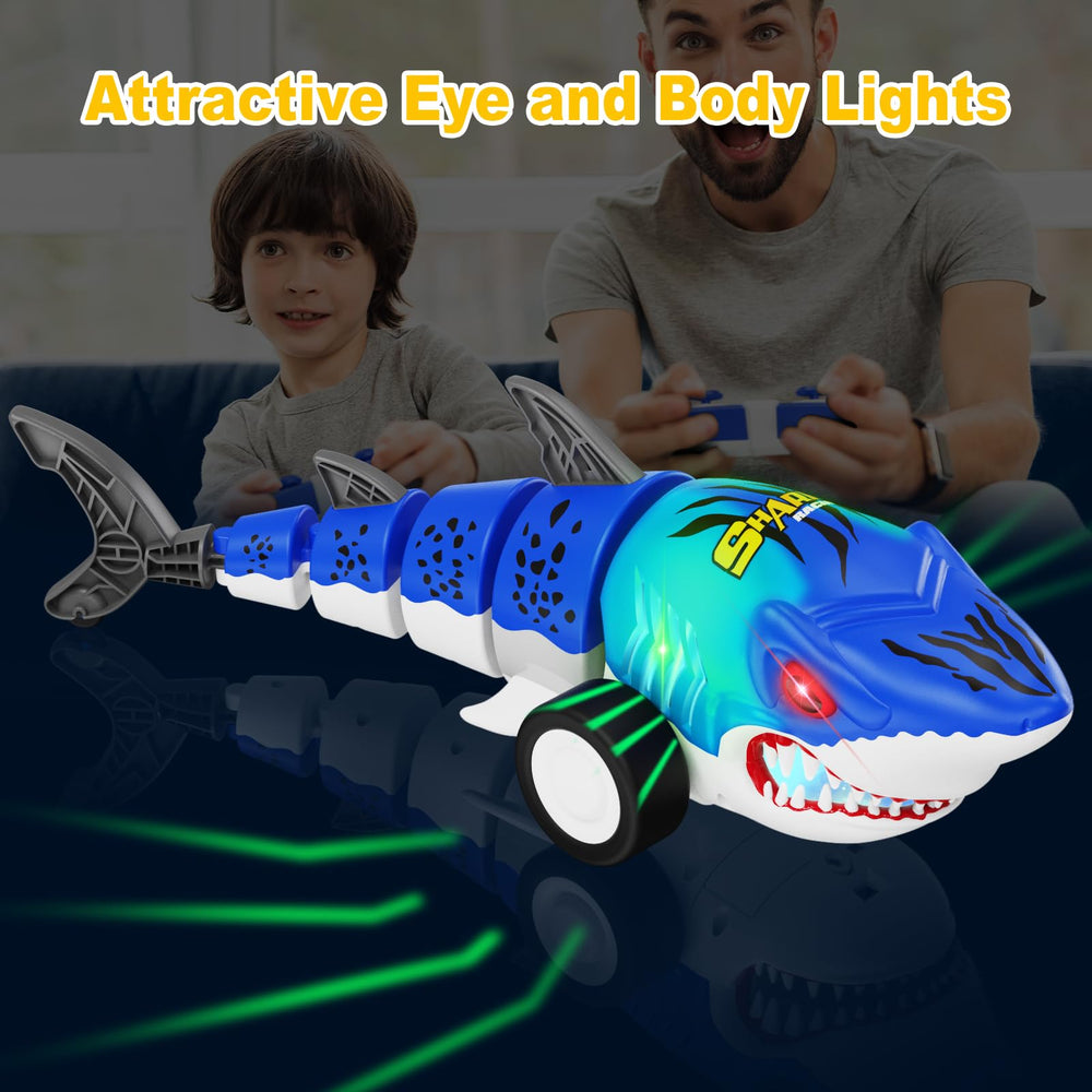 Kikikid RC shark tail rotates 360° for dynamic, lifelike motion.