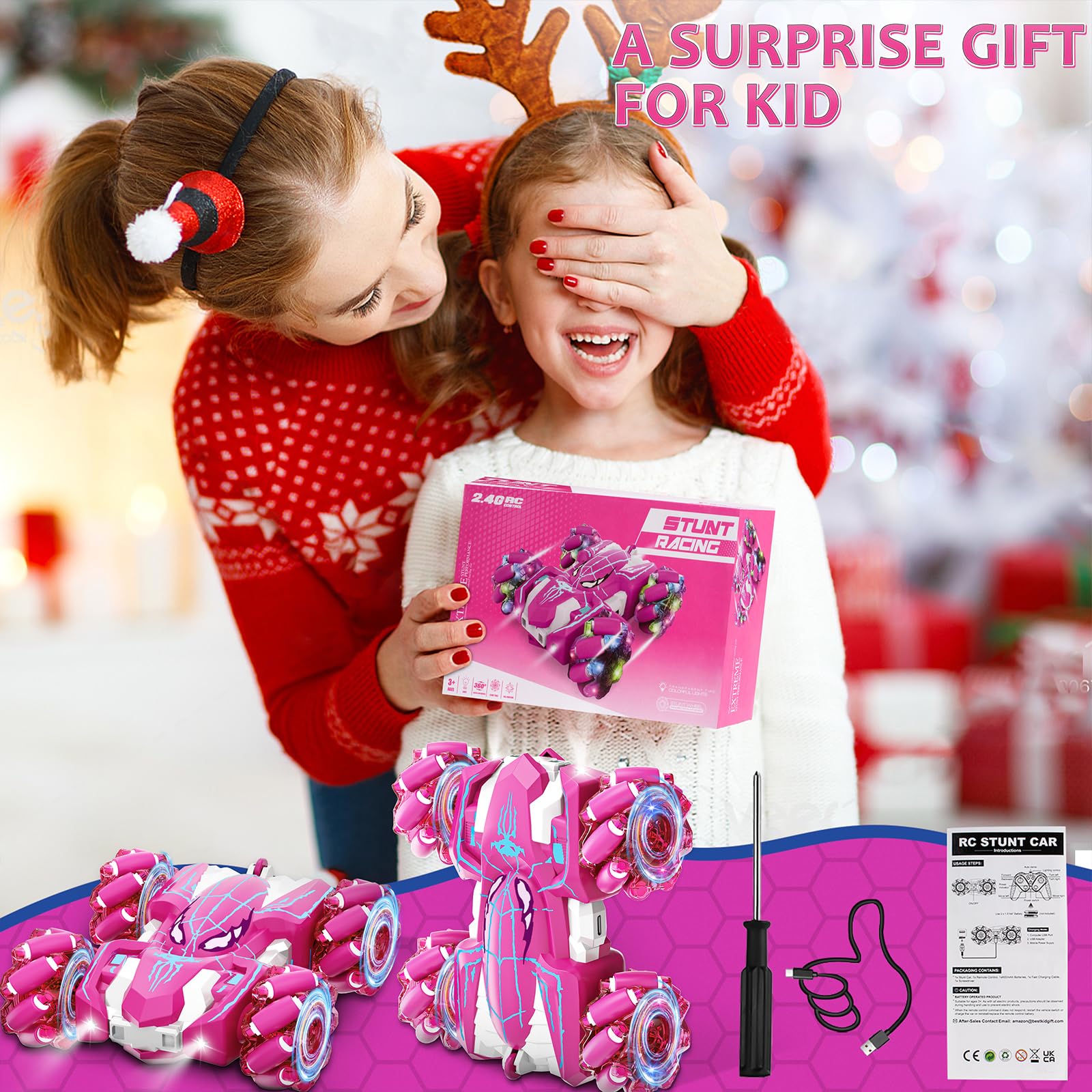 Kikikid USB charging RC car ready for quick recharges and long play