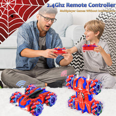 Kikikid Spider RC car on different terrains for versatile play