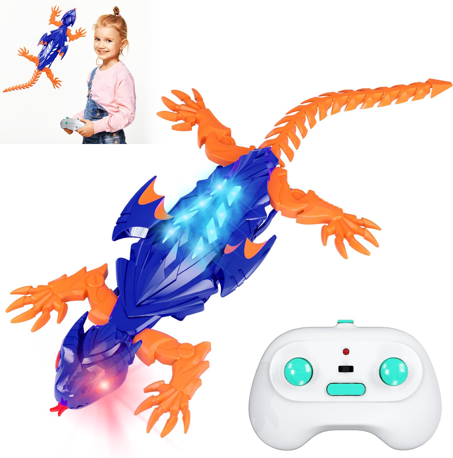 Kimdog gecko performs 360-degree spins during play